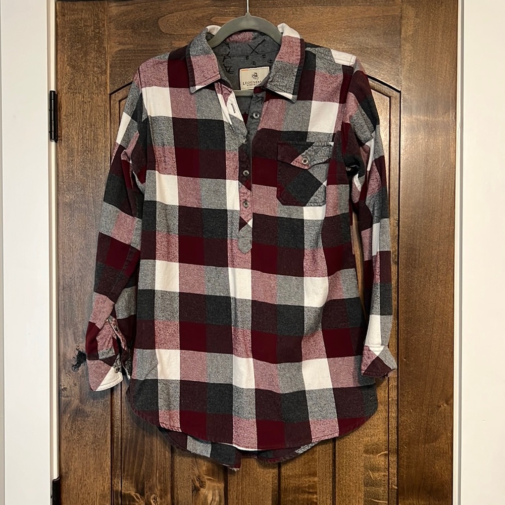 Legendary Whitetails Flannel Tunic Size L